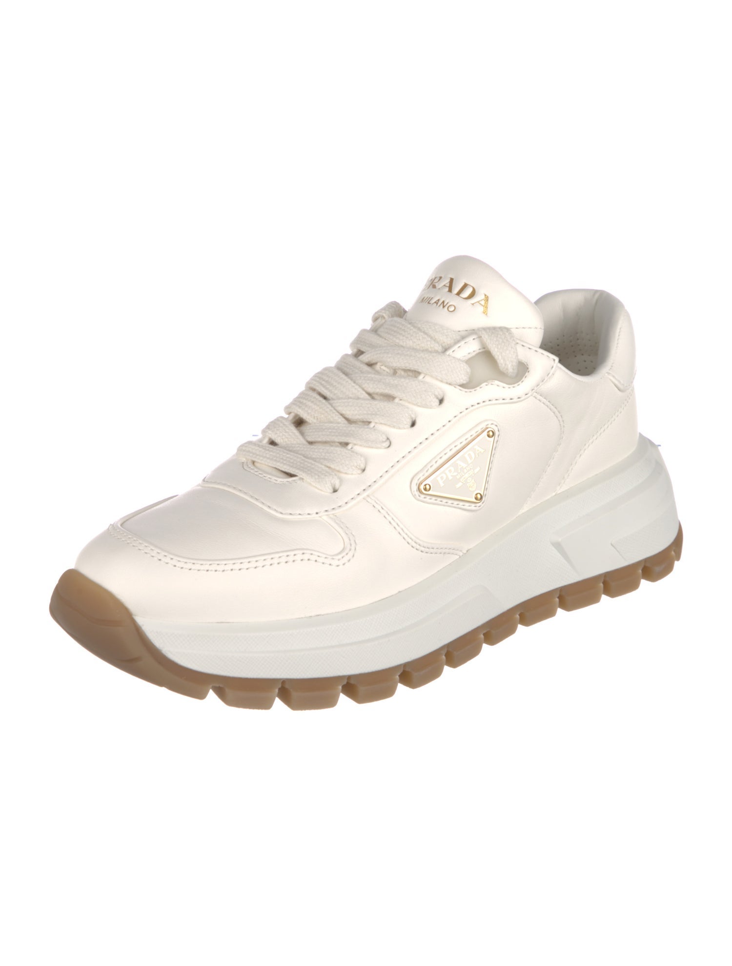 Prada Leather Sneakers