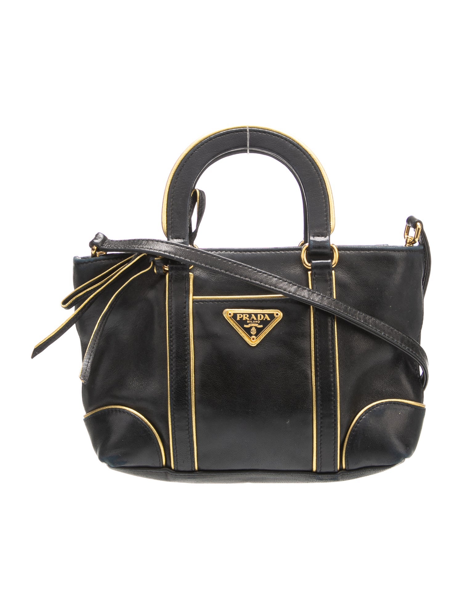 Prada Saffiano Leather Top Handle Bag