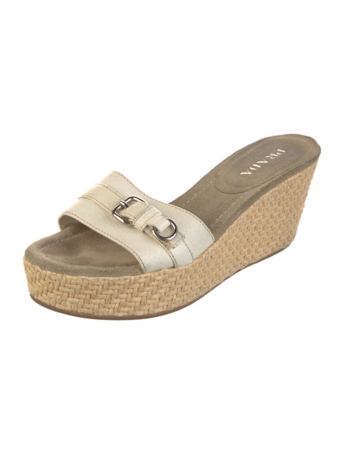 Prada Leather Espadrilles