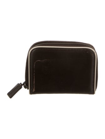 Prada Spazzolato Leather Compact Wallet