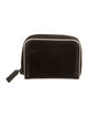 Prada Spazzolato Leather Compact Wallet