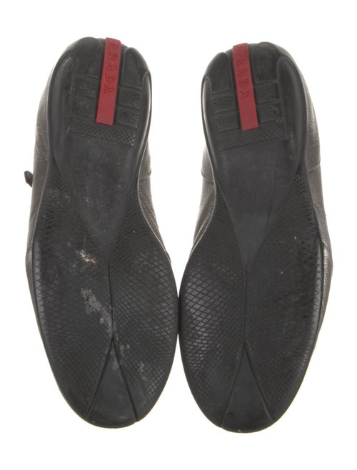 Prada Leather Colorblock Pattern Sneakers