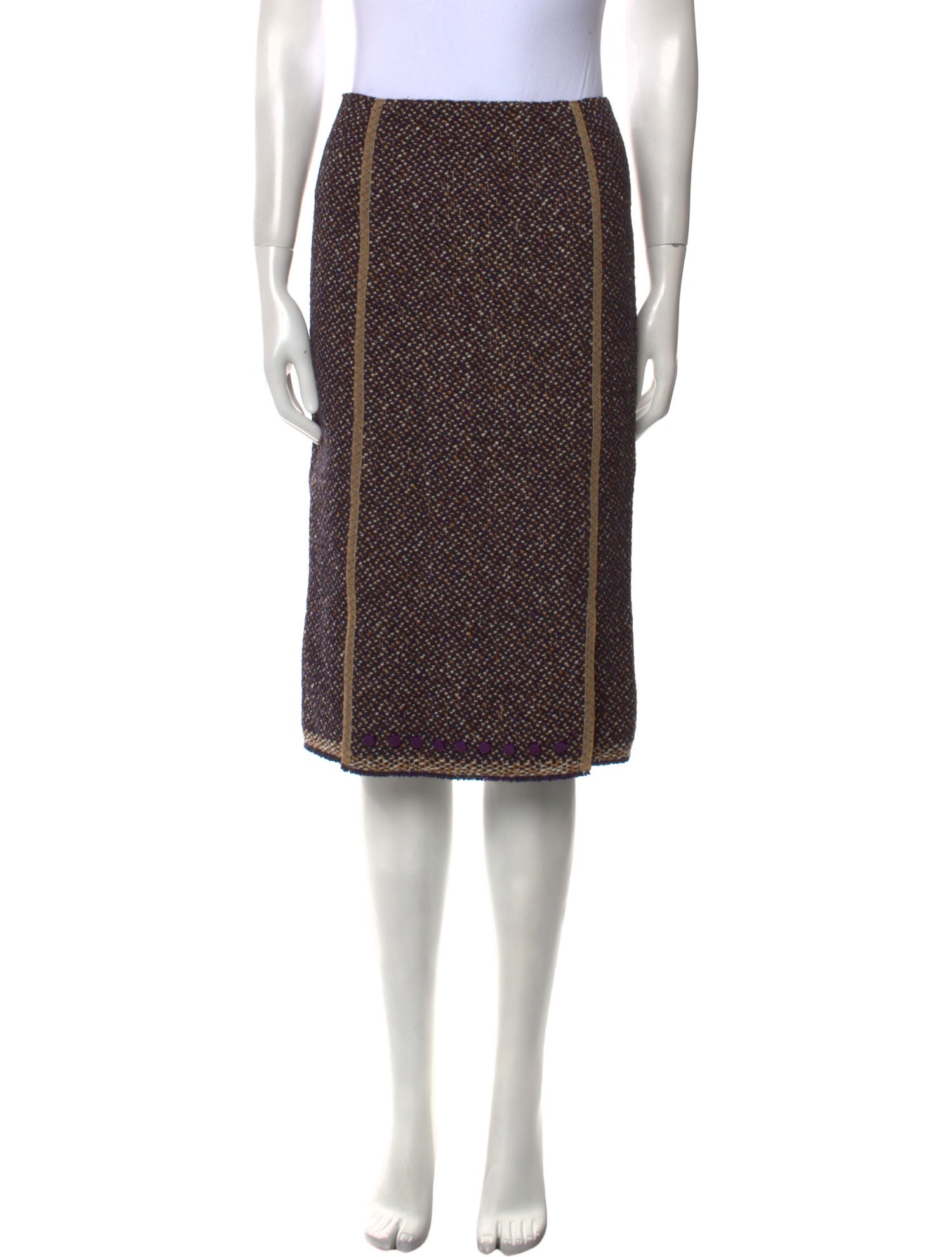 Prada Vintage Knee-Length Skirt w/ Tags