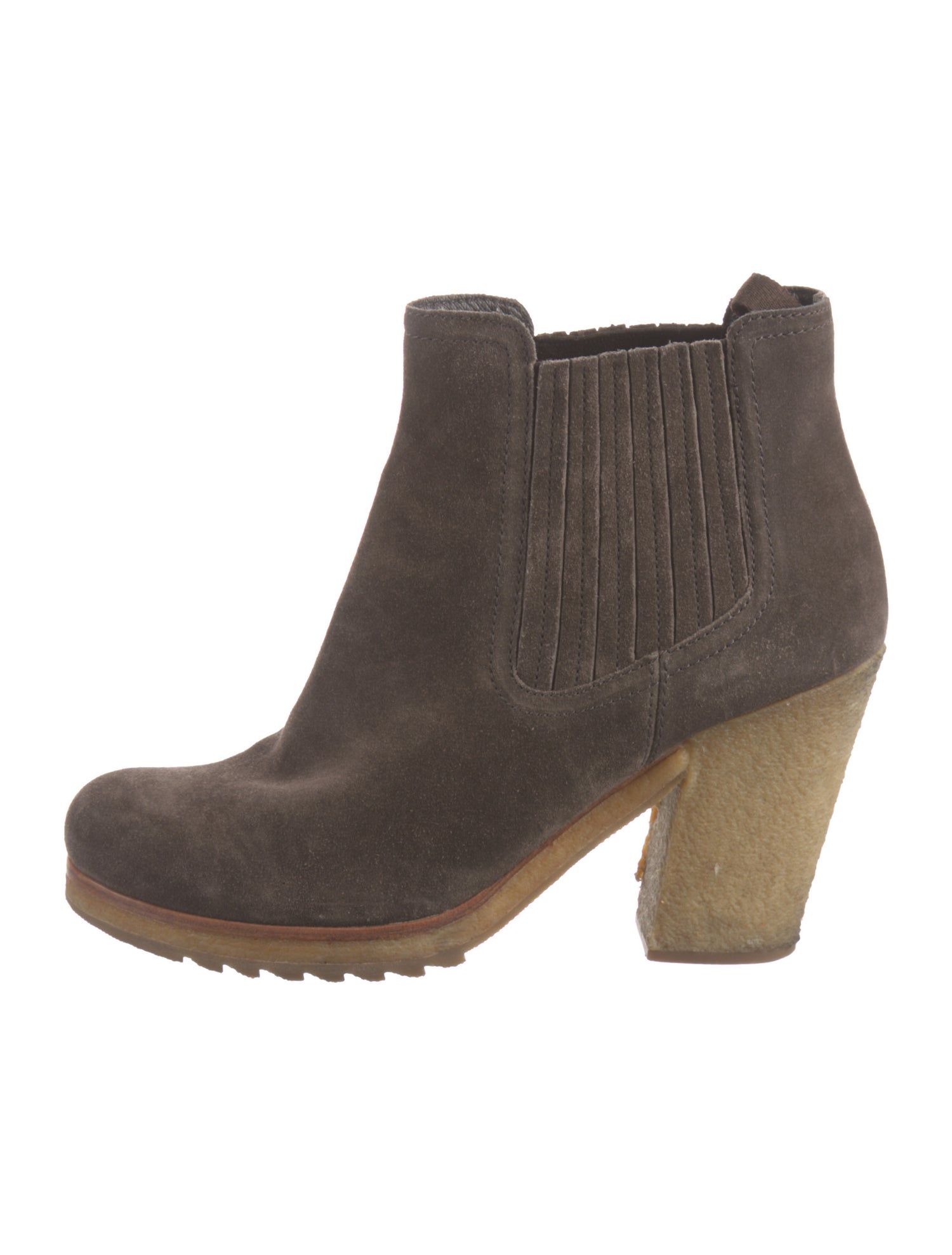 Prada Suede Chelsea Boots