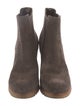 Prada Suede Chelsea Boots
