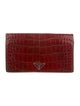 Prada Crocodile Wallet