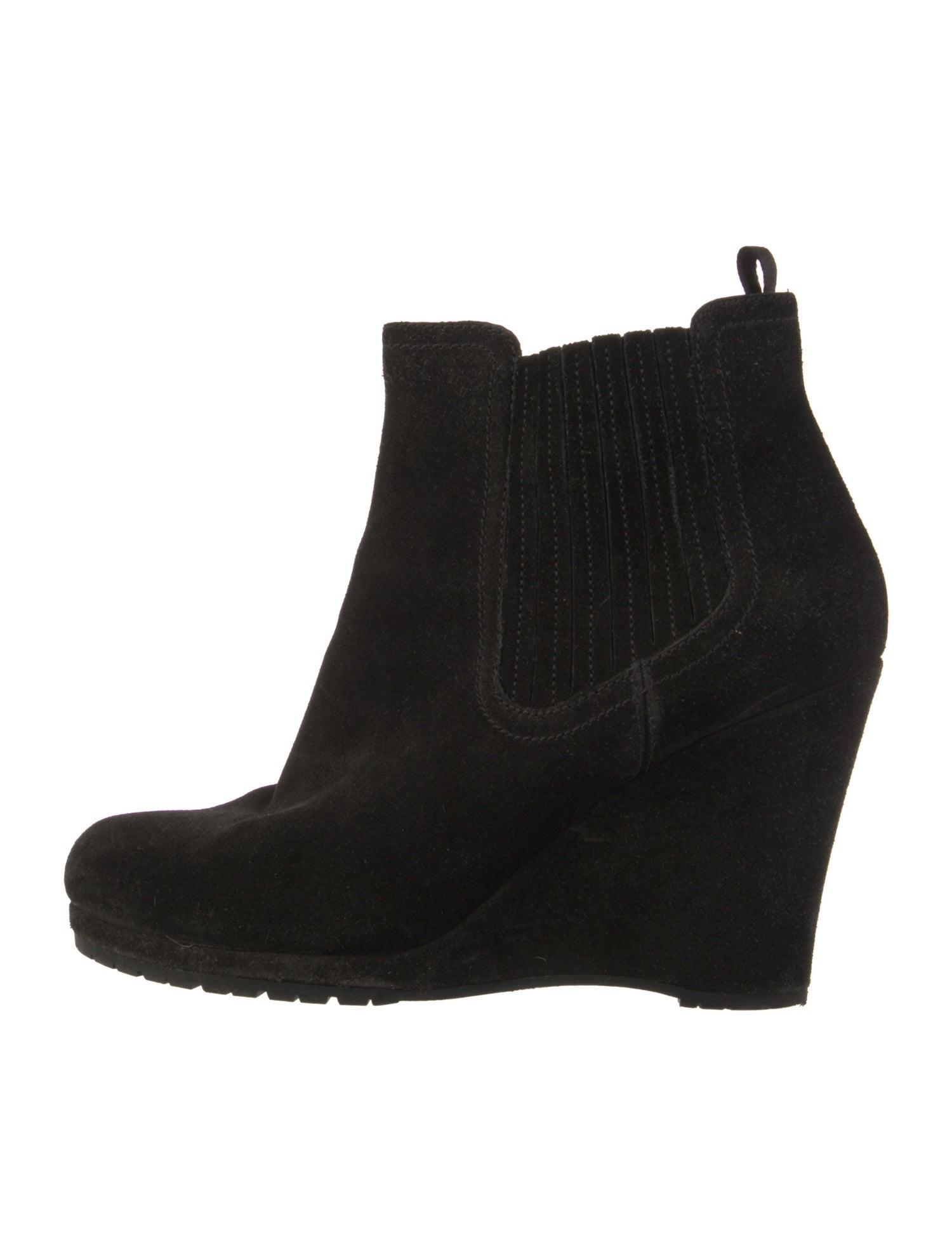 Prada Sport Suede Chelsea Boots