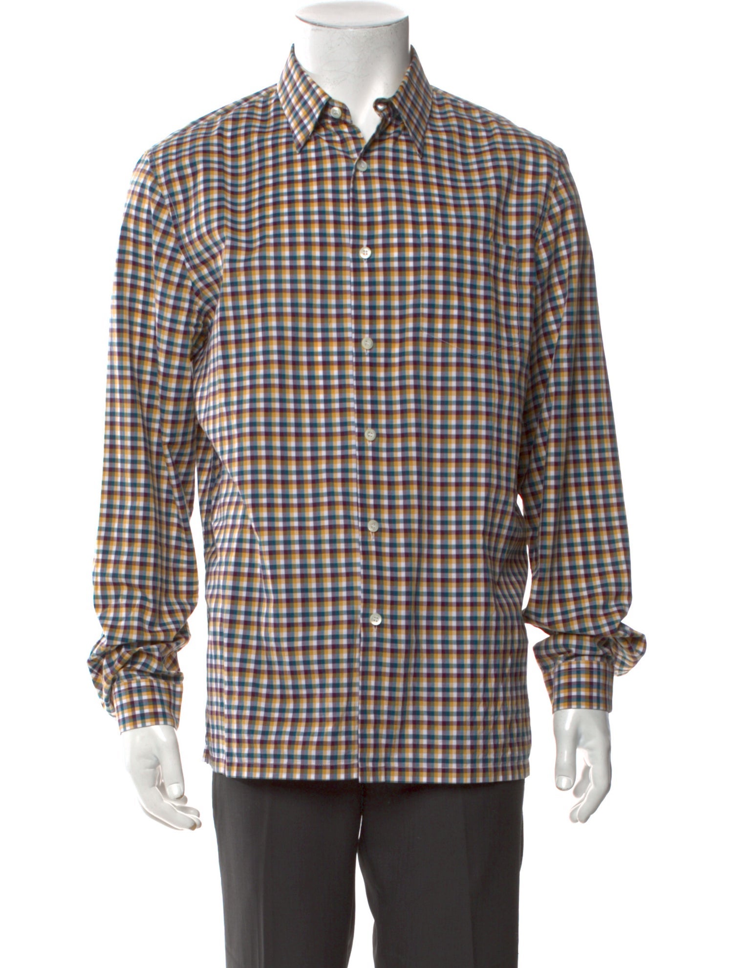 Prada 2018 Plaid Print Shirt