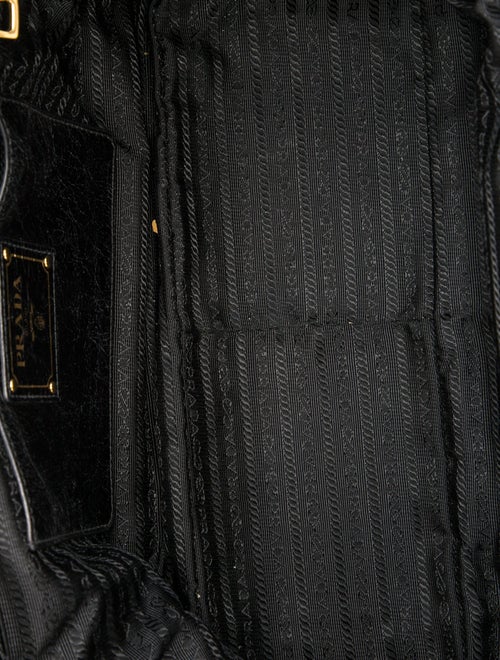 Prada Vitello Shine Leather Bauletto