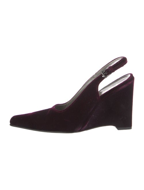 Prada Velvet Slingback Pumps