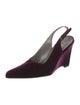 Prada Velvet Slingback Pumps