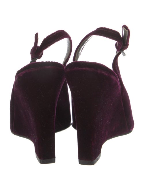 Prada Velvet Slingback Pumps