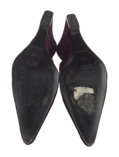 Prada Velvet Slingback Pumps