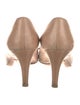 Prada Leather Bow Accents Pumps