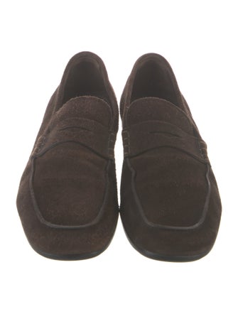 Prada Suede Dress Loafers