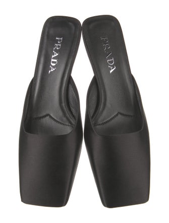Prada Satin Mules