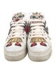 Prada Leather Printed Sneakers