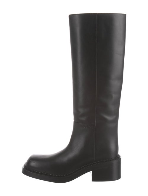 Prada Leather Riding Boots