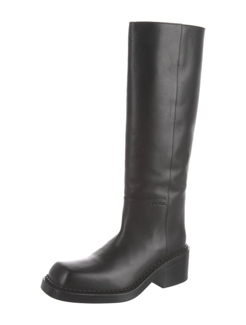 Prada Leather Riding Boots