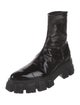 Prada Patent Leather Combat Boots