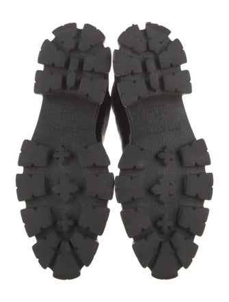 Prada Patent Leather Combat Boots