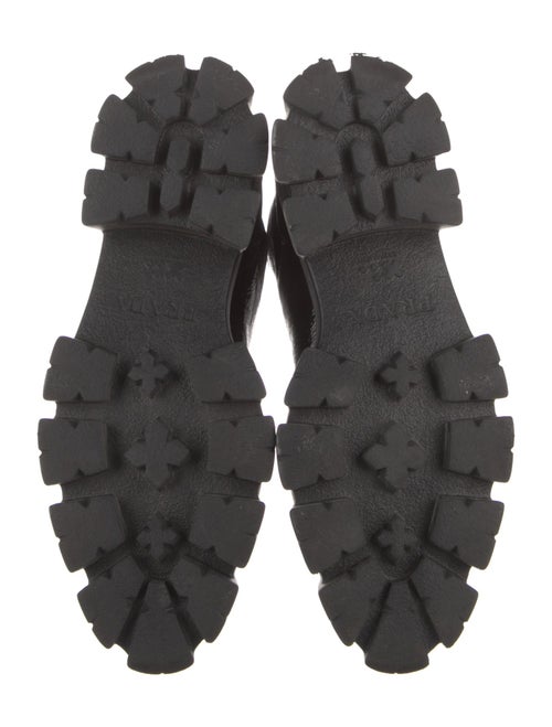 Prada Patent Leather Combat Boots