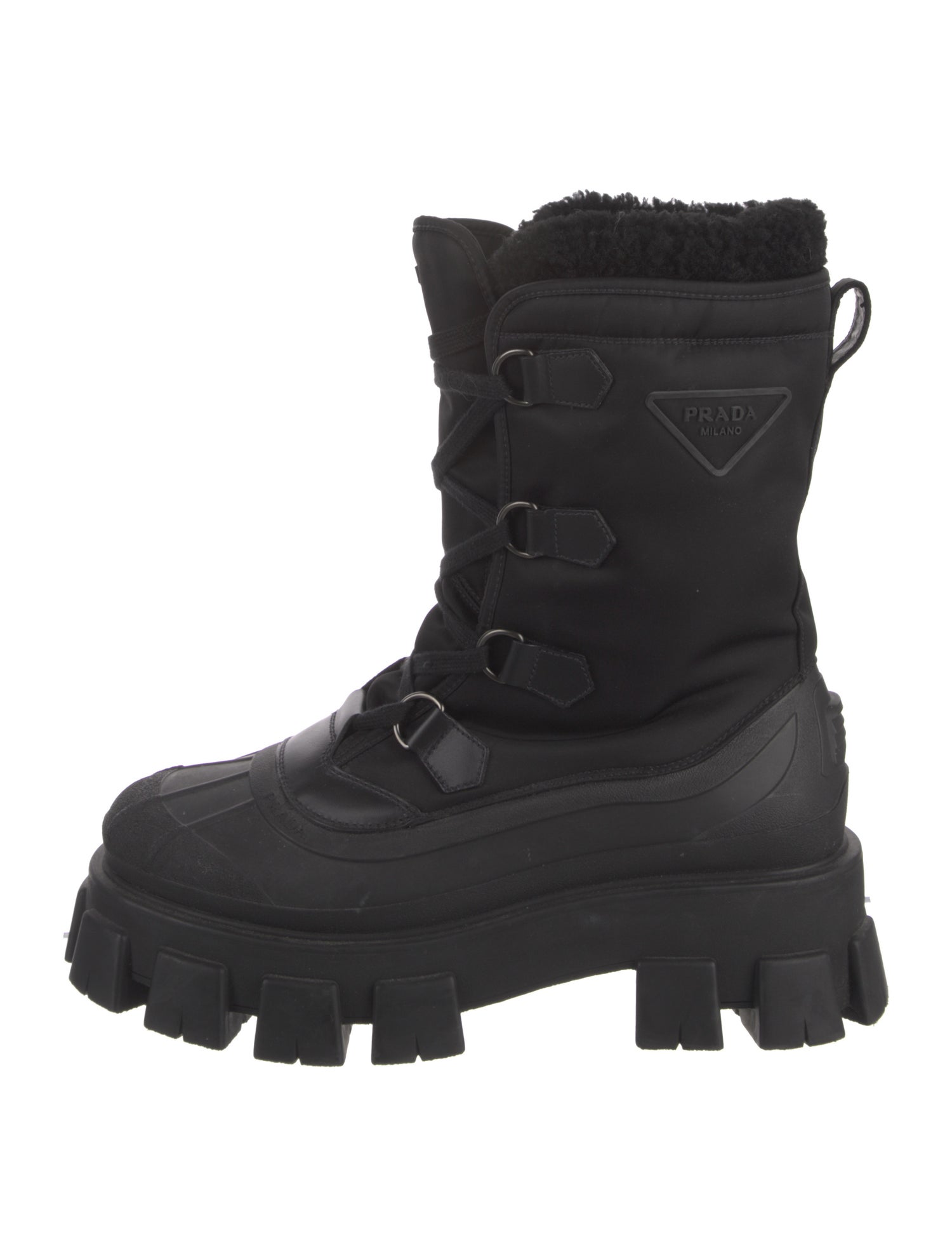 Prada Nylon Snow Boots