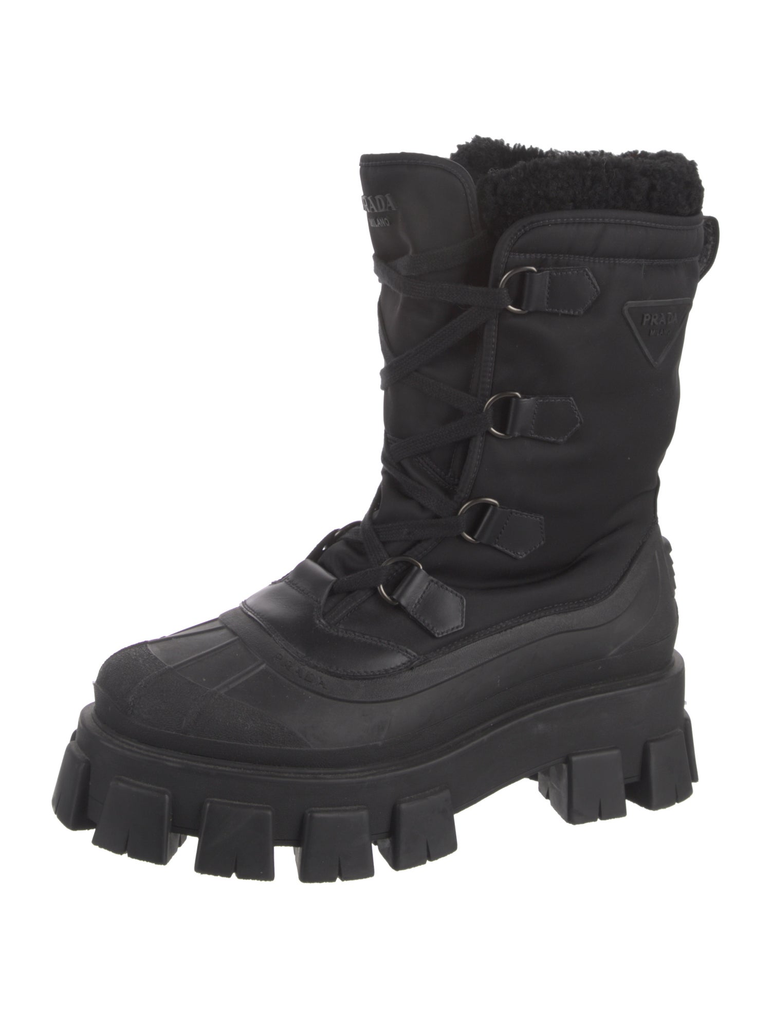 Prada Nylon Snow Boots