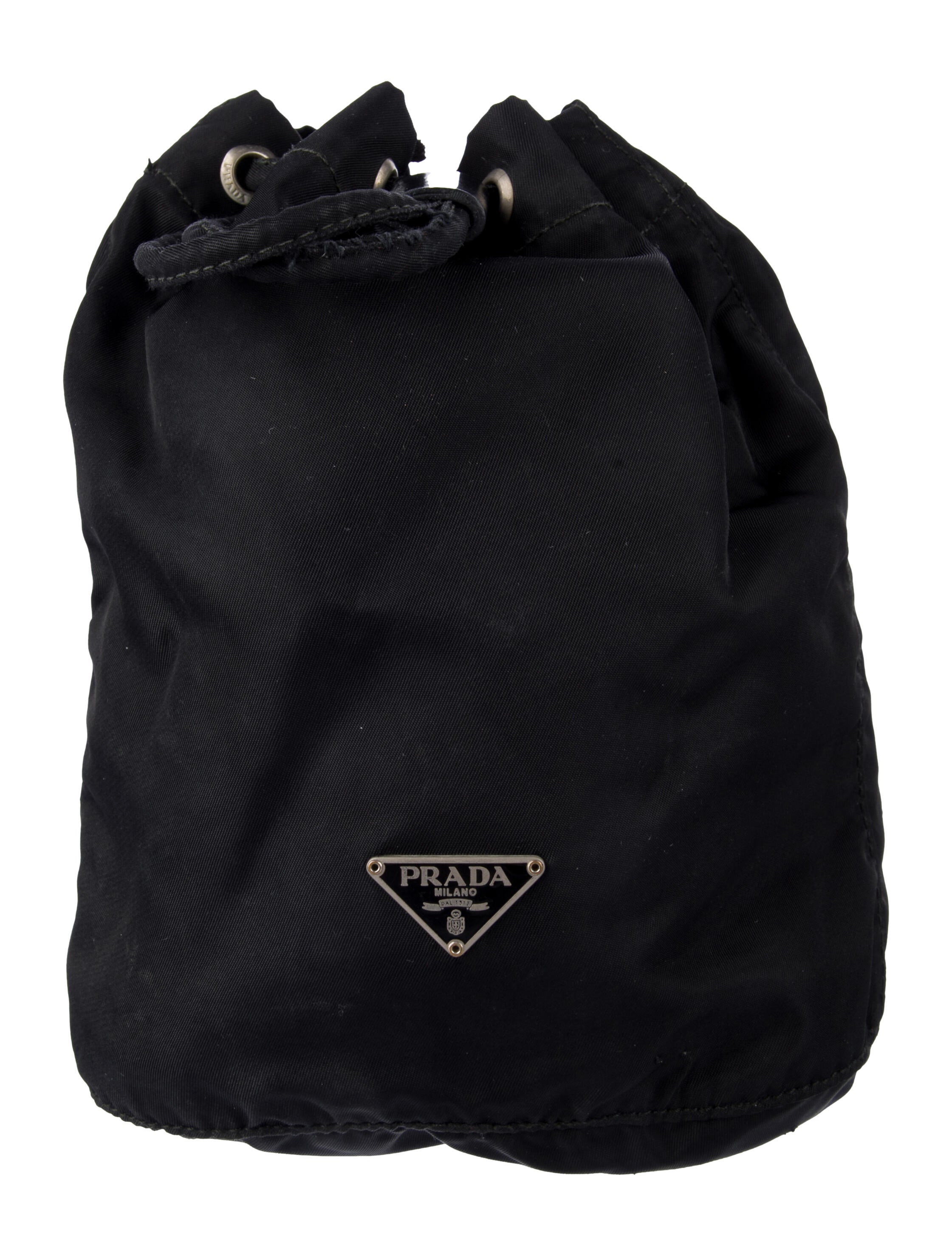 Prada Tessuto Drawstring Cosmetic Pouch