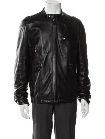 Prada Outerwear Vintage 2009 Moto Jacket Us40, It50 | L