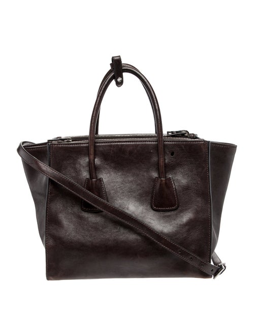 Prada Glace Calf Leather Top Handle Bag