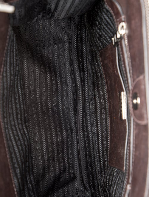 Prada Glace Calf Leather Top Handle Bag