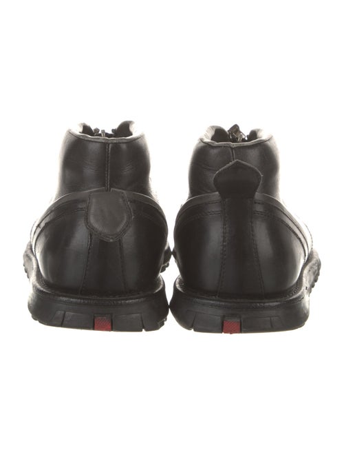 Prada Leather Lace-Up Boots