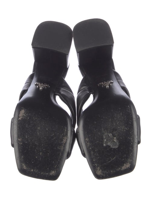 Prada 2021 Criss Cross Quilted Sandal Mules