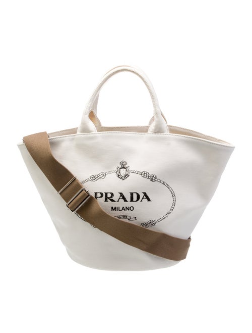 Prada Enameled Metal Triangle Top Handle Bag