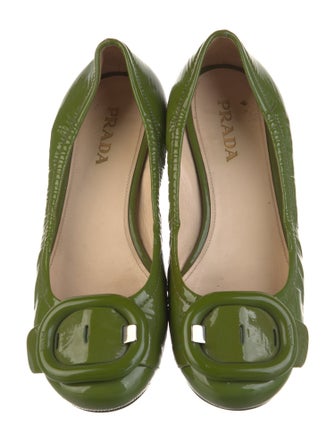 Prada Patent Leather Ballet Flats