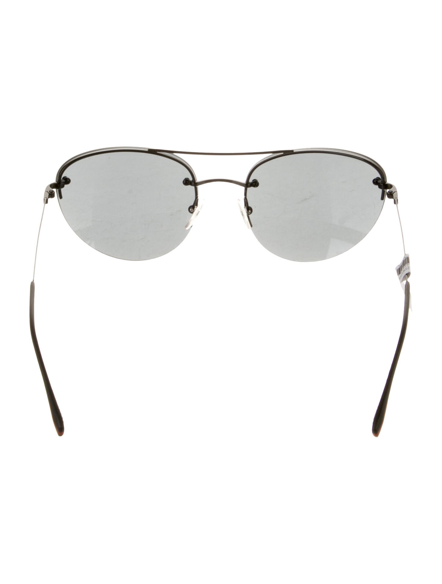 Prada Round Mirrored Sunglasses