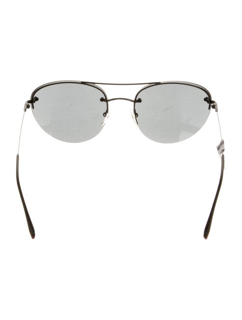 Prada Round Mirrored Sunglasses