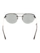 Prada Round Mirrored Sunglasses
