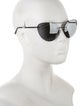 Prada Round Mirrored Sunglasses