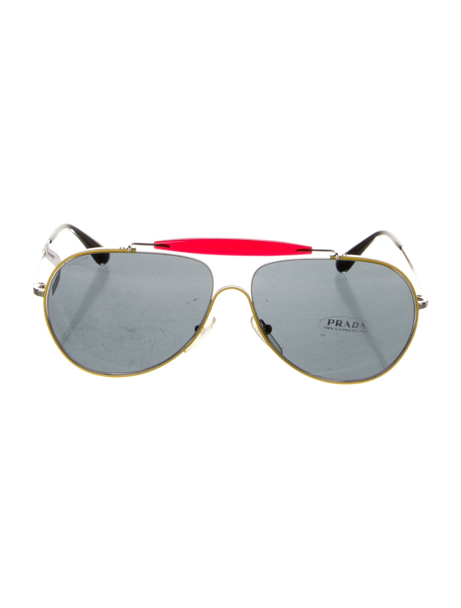 Prada Aviator Tinted Sunglasses