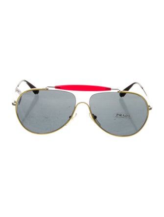 Prada Aviator Tinted Sunglasses