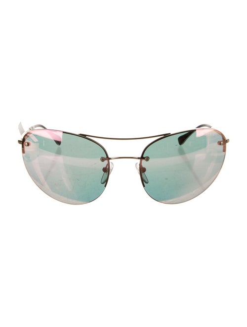Prada Aviator Mirrored Sunglasses