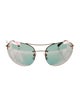 Prada Aviator Mirrored Sunglasses