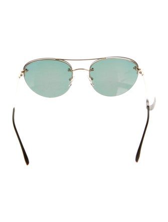 Prada Aviator Mirrored Sunglasses