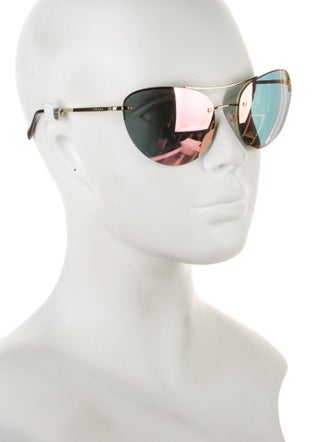 Prada Aviator Mirrored Sunglasses