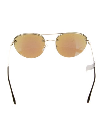 Prada Sport Aviator Mirrored Sunglasses