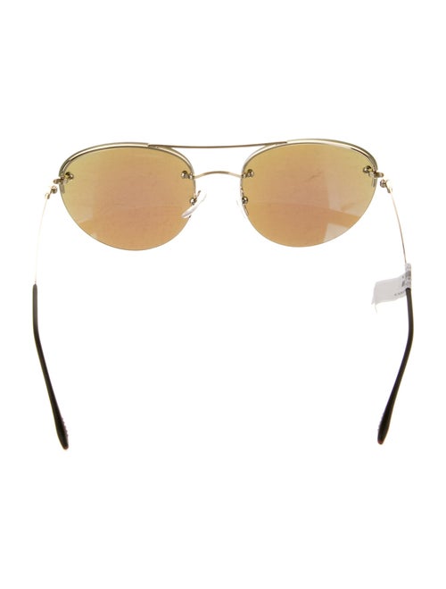 Prada Sport Aviator Mirrored Sunglasses