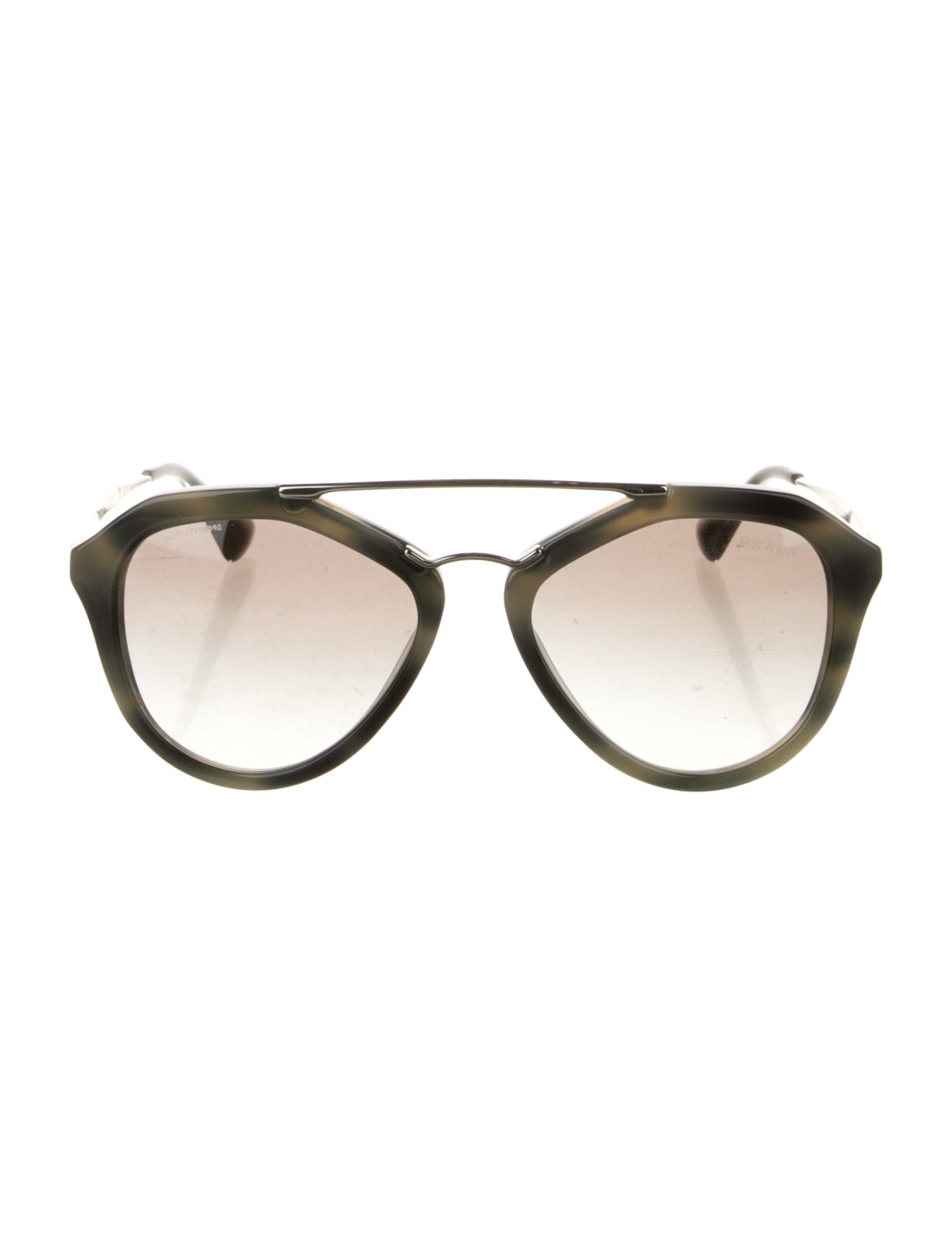 Prada Aviator Gradient Sunglasses