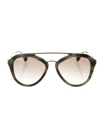 Prada Aviator Gradient Sunglasses